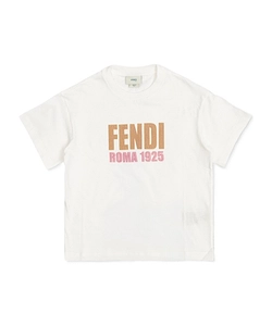 Fendi Kids Logo Printed Crewneck T-Shirt