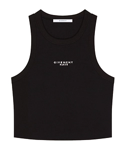 Givenchy Paris Logo Detailed Tank Top