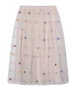 Fendi Kids Pleated Skirt