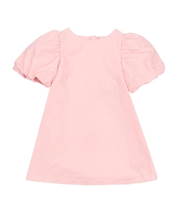 Fendi Kids Puff-Sleeved Rear Zipped Dress