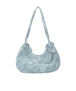 Ganni Bleached Medium Hobo Bag