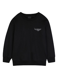 Givenchy Kids Logo Detailed Crewneck Sweatshirt