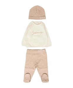 Logo-Embroidered Three-Piece Set