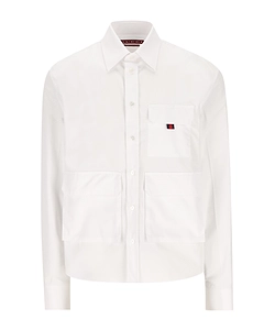 Gucci Web Detailed Long Sleeved Shirt