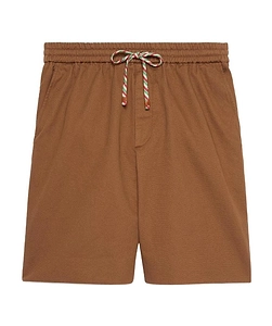 Logo-Stamp Drawstring Shorts