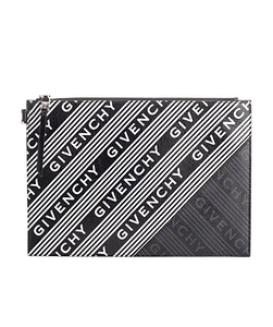 Medium Logo Striped Handbag