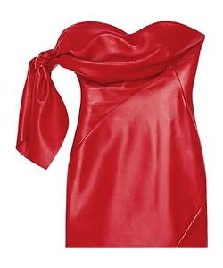 Givenchy Knot Strapless Miini Dress
