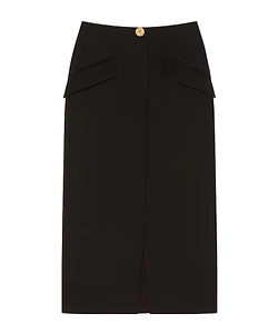 Midi Skirt In Wool