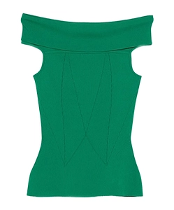 Off-Shoulder Ribbed Top