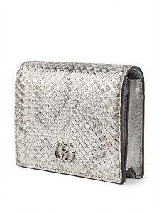 Gg Marmont Python Small Wallet