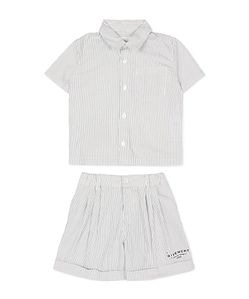 Givenchy Kids Striped Button-Up Tracksuit