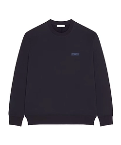 Sweatshirt In Fleece With Givenchy Paris Gros Grain