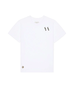 T-Shirt In Cotton With Patches