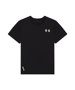 T-Shirt In Cotton With Patches