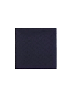 Gg Silk Cotton Pocket Square