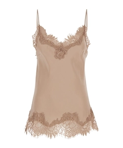 Gold Hawk Lace Trim Camie Top