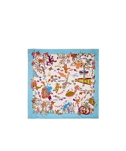 Printed Silk Carré