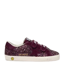Golden Goose Kids Glitter Velcro Sneakers