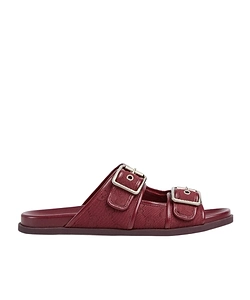 Slide Sandals With Buckles