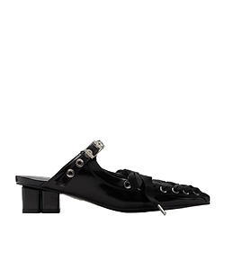 Lace-Up Mules