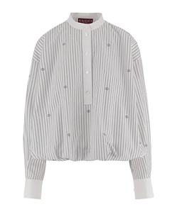 Gucci Striped Logo Balloon Shirt