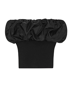 Ganni Short Sleeved Melange Knit Top