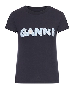 Ganni Crewneck T-Shirt
