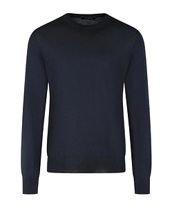 Gran Sasso Fine Knit Crew Neck Knitted Sweater