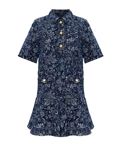 Dress In Denim Tapestry