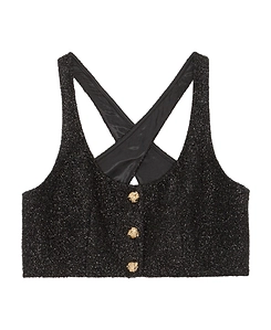 Sparkle Cropped Top