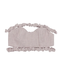 Strapless Crop Top
