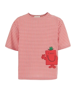 Gucci Kids X Mr. Men Little Miss Gingham T-Shirt