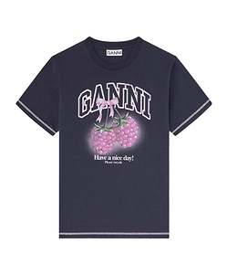 Ganni Raspberries T-Shirt