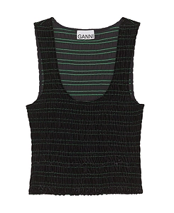 Velvet Smock Top