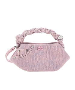 Ganni Bou Mini Twisted Handle Shoulder Bag