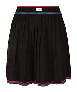 Gcds Pleated Knit Skirt