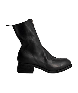 Zippered Leather Boots