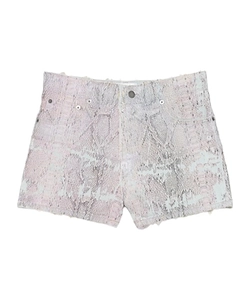 Brit Snake Denim Shorts
