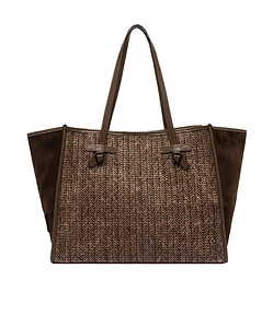 Marcella Woven-Effect Tote Bag