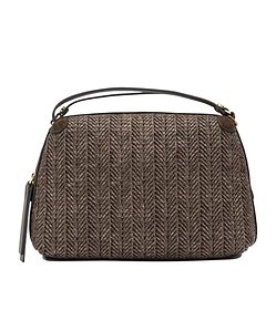 Zippered Shoulder Bag