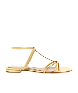 Gianvito Rossi Lilo Ankle-Strap Flat Sandals