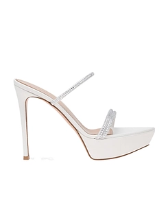 Gianvito Rossi Canne Embellished Platform Sandals