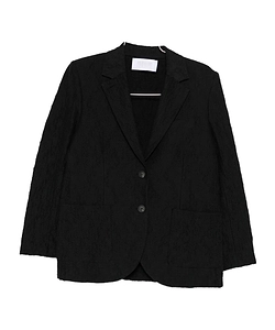 Textured Single-Breasted Jacket