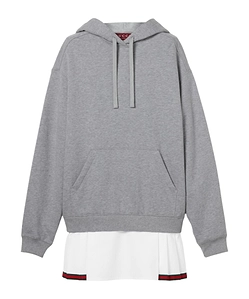 Gucci Layered Drawstring Sweatshirt