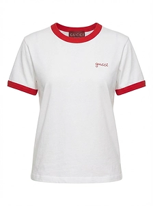 Gucci Embroidery Jersey T-Shirt