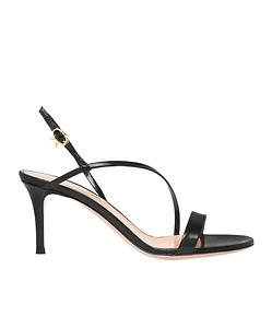 Round-Toe High-Heeled Sandals