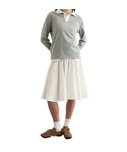 Luis Long-Sleeve V-Neck Polo Shirt