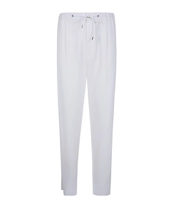 Giorgio Armani Pleat Detailed Drawstring Trousers