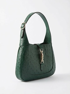 Gucci Jackie 1961 Ostrich Medium Bag
