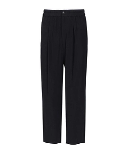 Giorgio Armani Elastic Waist Straight-Leg Pants
